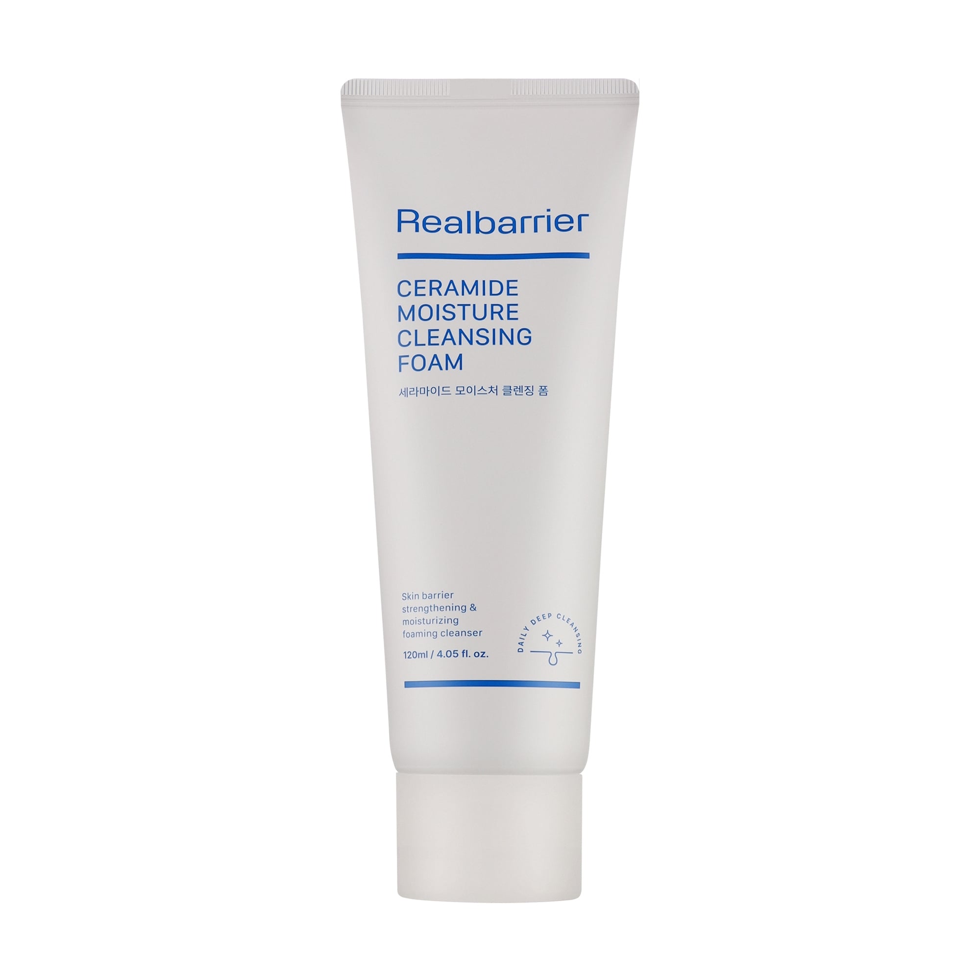 Зволожувальна пінка для вмивання Real Barrier Ceramide Moisture Cleansing Foam з керамідами, 120 мл
